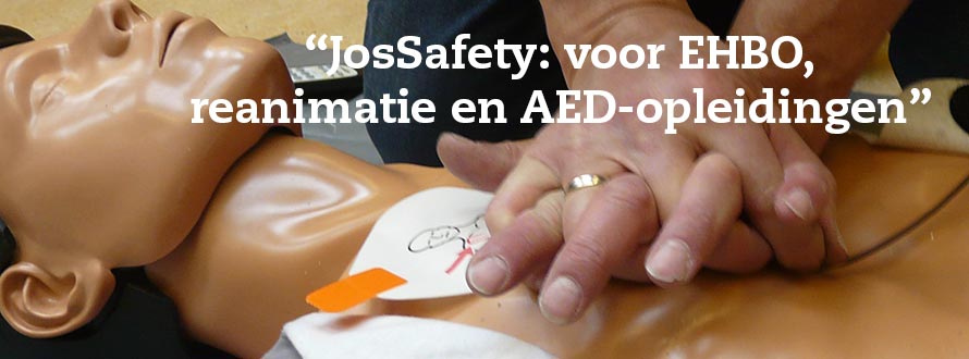 JosSafety voor EHBO, reanimatie en AED opleidingen
