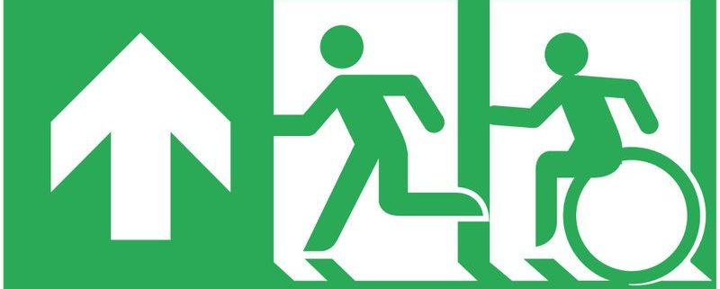 Vluchtwegpictogram
